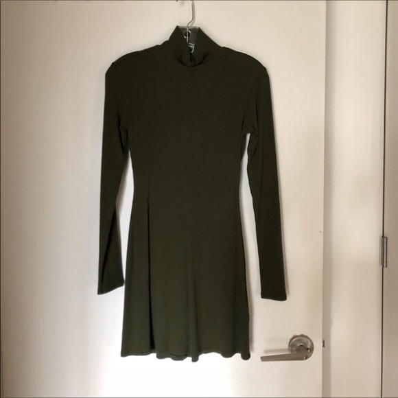 reformation turtleneck dress
